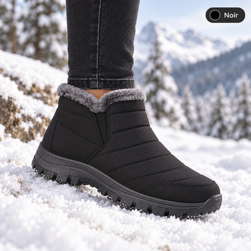 Chaussures d’hiver femme noires – doublure chaude BYTOKKI