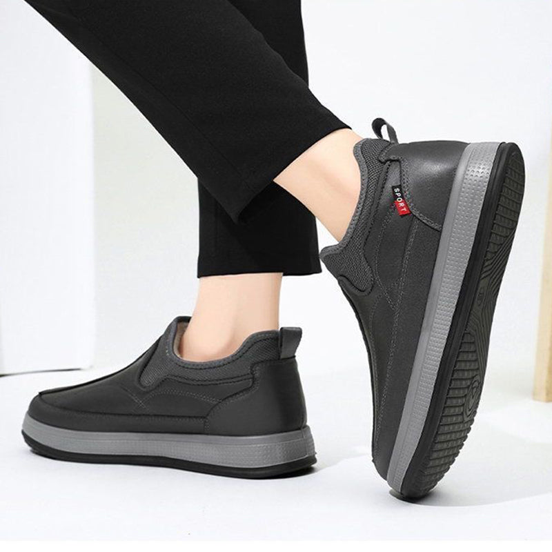 Chaussures d’hiver homme doublées - Gris, vue de profil