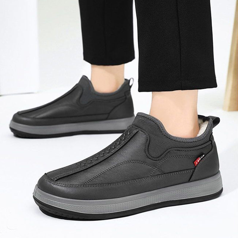 Chaussures d’hiver homme doublées - Gris