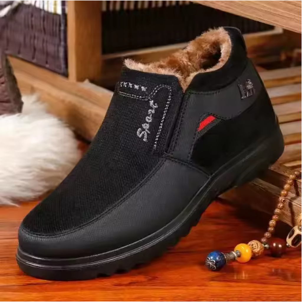 Chaussures d’hiver homme doublées - Noir