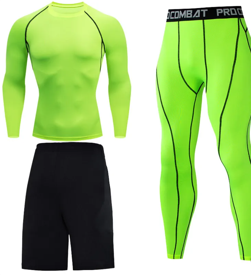 Style 15 - ensemble de compression homme 3 pièces