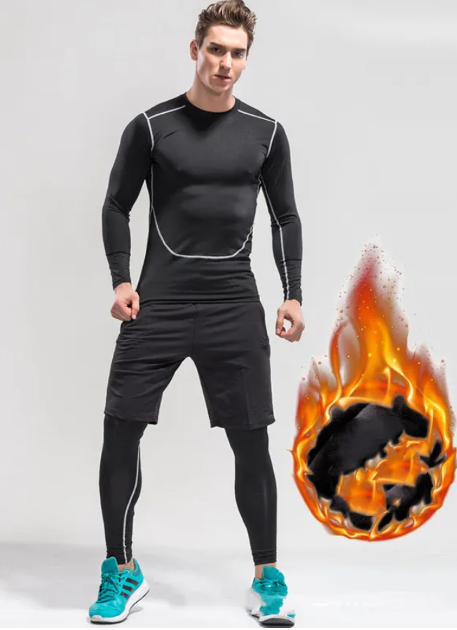Style 3 - ensemble de compression homme 3 pièces