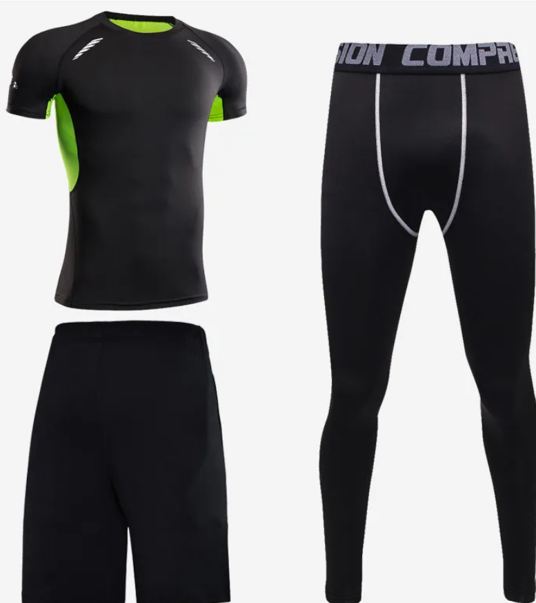 Style 6 - ensemble de compression homme 3 pièces