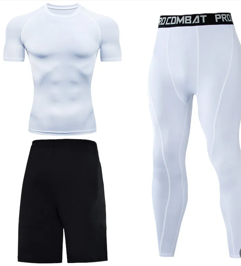 Style 8 - ensemble de compression homme 3 pièces