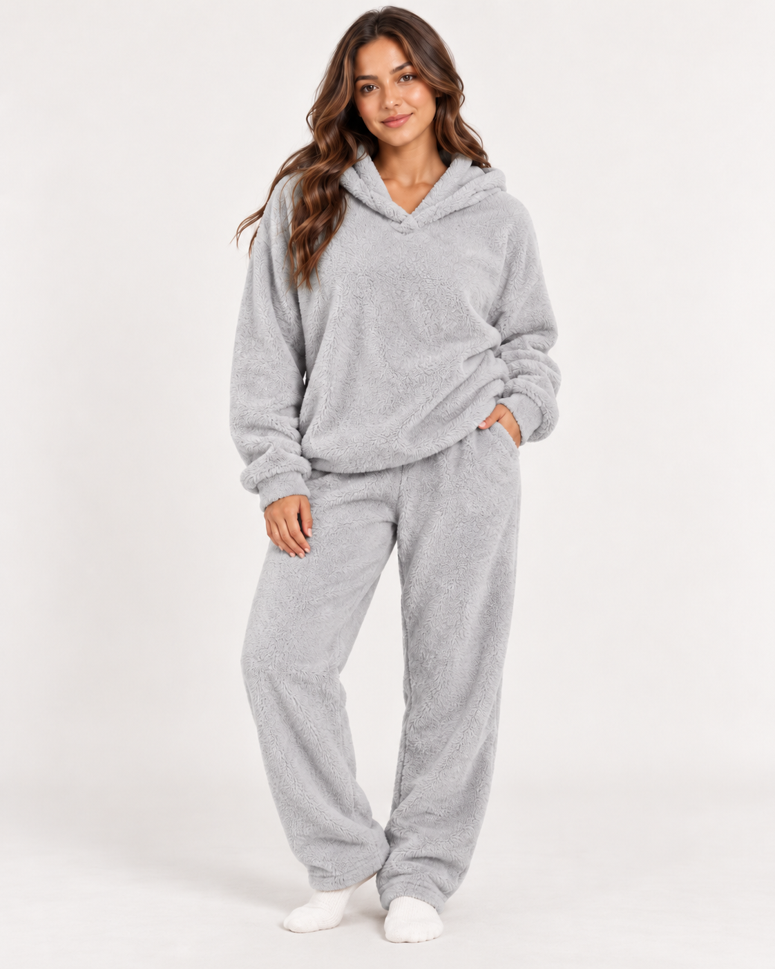 Ensemble polaire femme 2 pièces - Gray