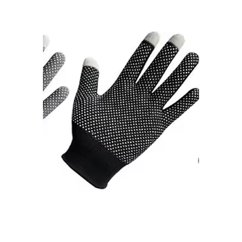 Gants tactiles antidérapants unisexes - Noir