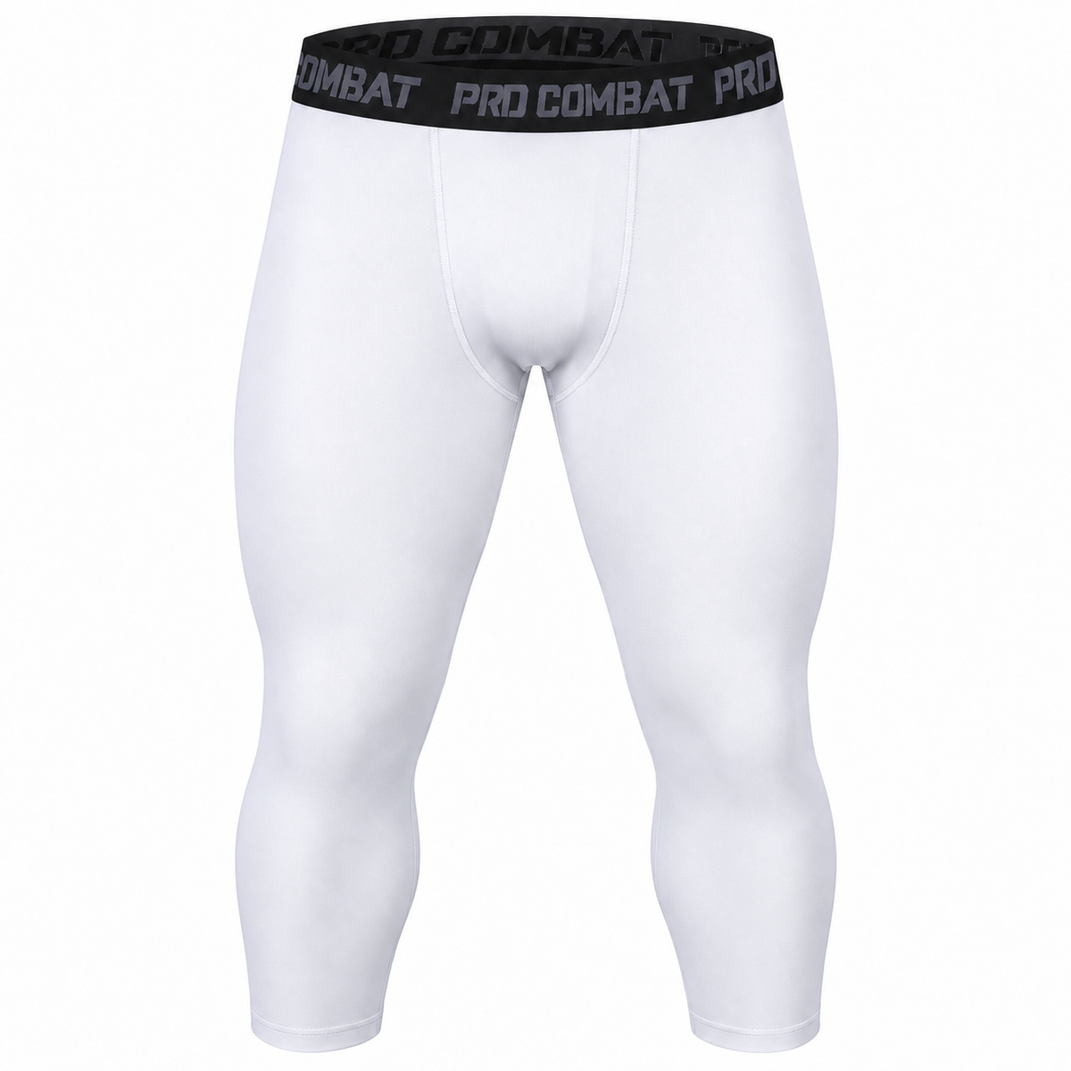 Legging de compression homme 3/4 - Blanc