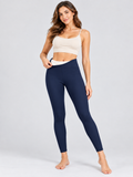 Legging thermique femme doublé velours - Navy