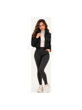 Veste matelassée courte femme - Noir