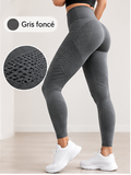 Legging sculptant femme gris foncé – taille haute BYTOKKI
